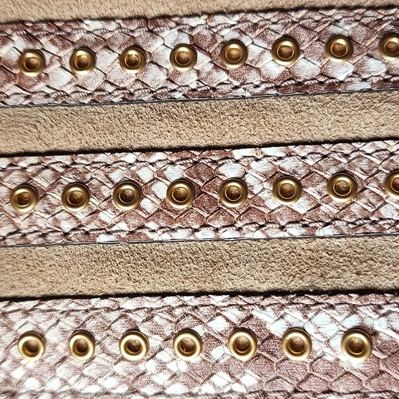 Michael Kors Brooklyn Snakeskin Wristlet